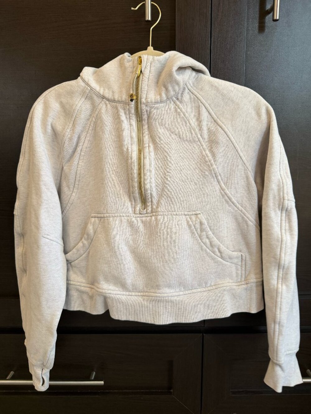 Lululemon Women’s Scuba Hoodie Oatmeal Sweatshirt XS/S
